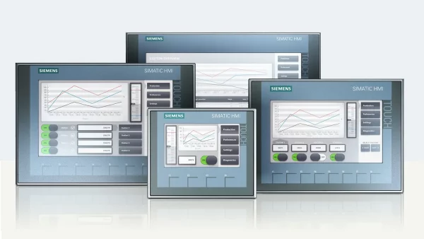 Consolas e visualização HMI