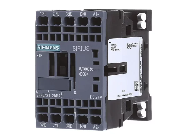 Power and auxiliary contactors